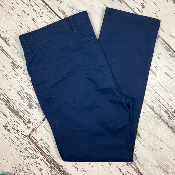 Daniel Cremieux Signature Collection pants men’s 40x32 five pocket navy blue - Picture 3 of 9